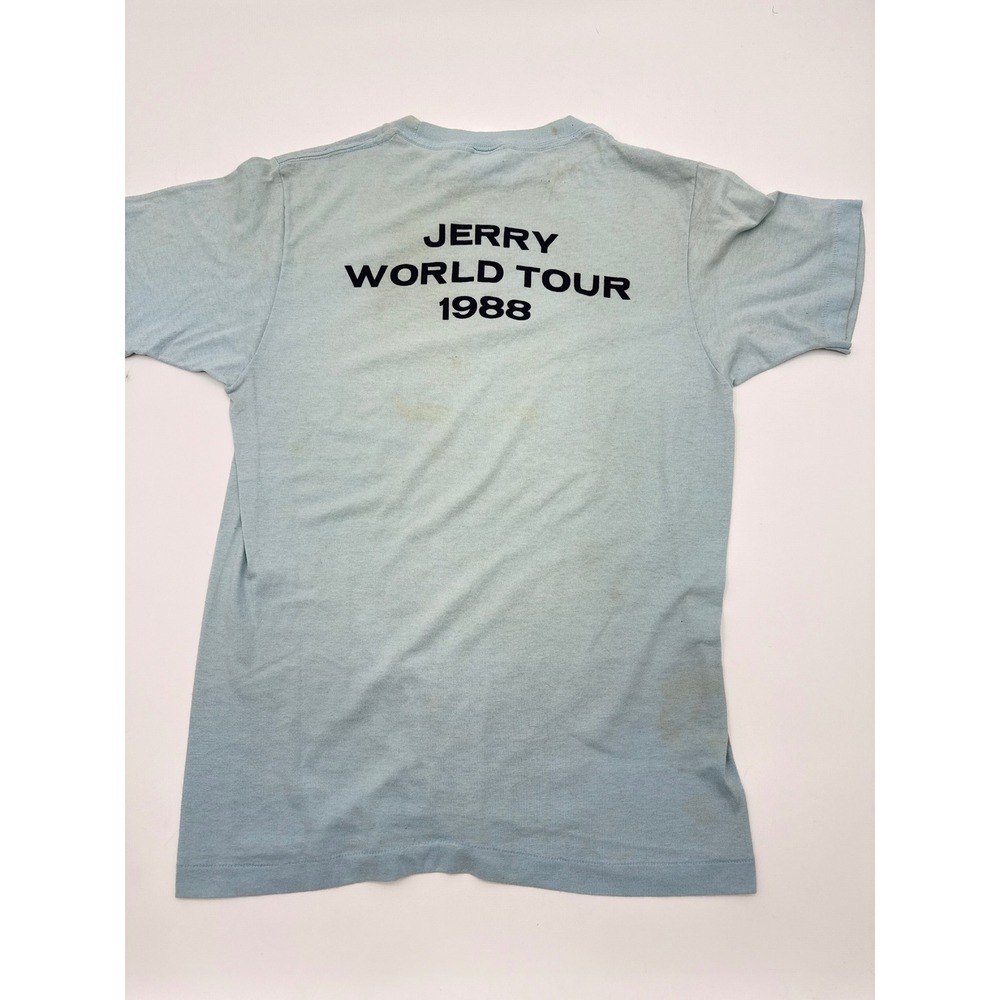 Vintage Jerry World Tour 88 T Shirt L Jerry Garcia Band Grateful Dead RARE Ched